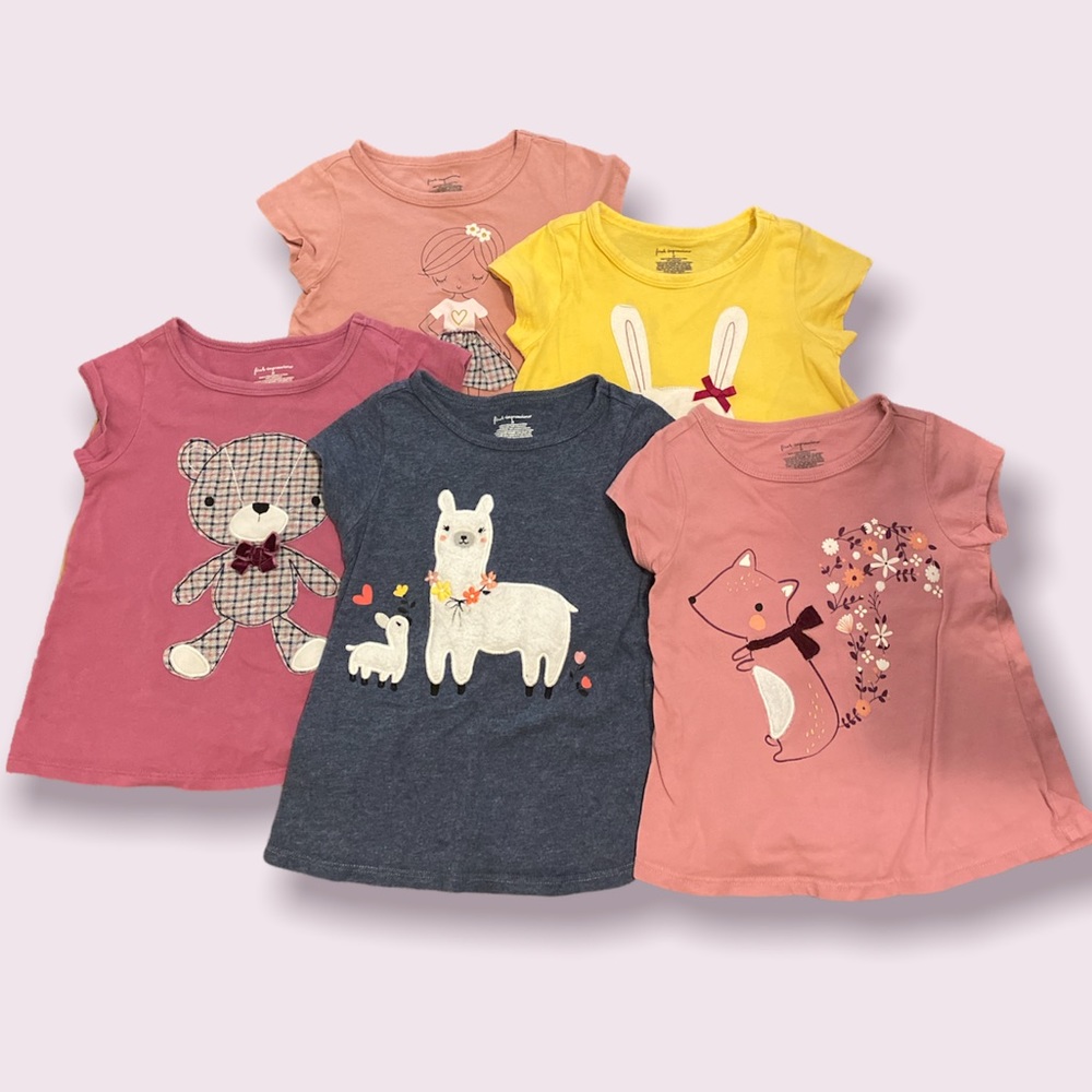 5 first Impressions short sleeves shirts 3T